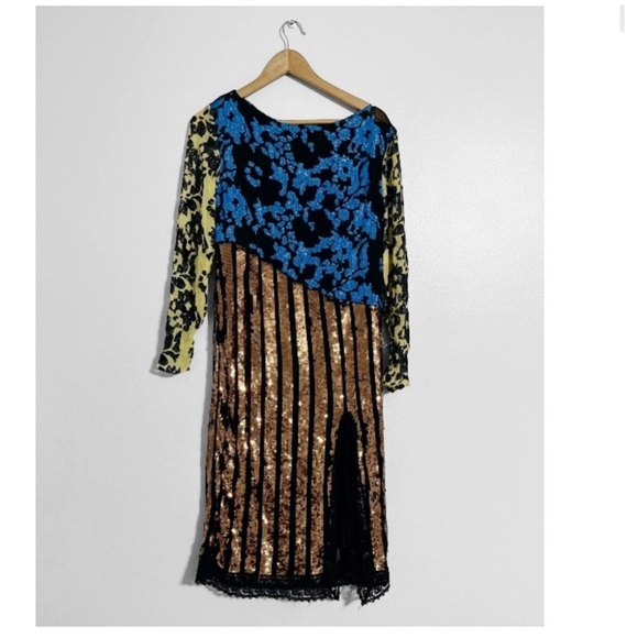 Rachel Comey Dancando Sequin Mini Statement Dress - Picture 3 of 11